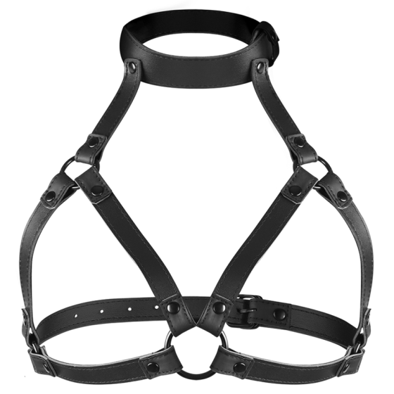 FETISH SUBMISSIVE BONDAGE - ADJUSTABLE CHEST HARNESS FETISH SUBMISSIVE BONDAGE - 4