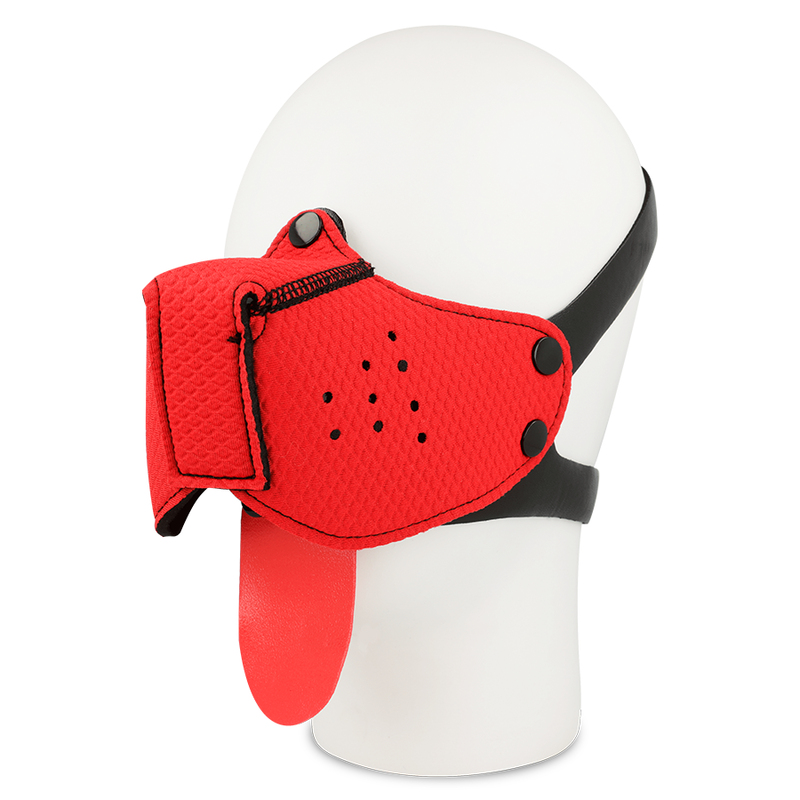 OHMAMA FETISH DOG MUZZLE - RED OHMAMA FETISH - 1