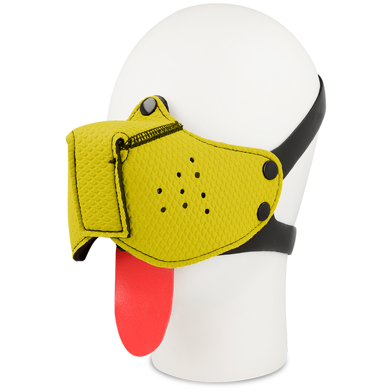 OHMAMA FETISH DOG MUZZLE - YELLOW OHMAMA FETISH - 1