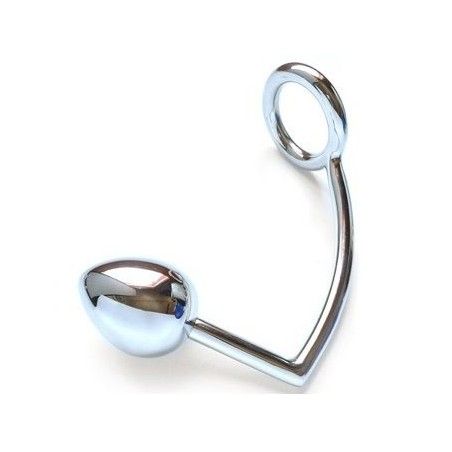 METAL HARD - RING WITH ANAL HOOK 45MM