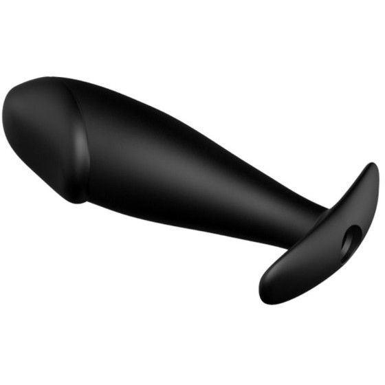 PRETTY LOVE - SILICONE ANAL PLUG PENIS FORM AND 12 VIBRATION MODES BLACK PRETTY LOVE BOTTOM - 3