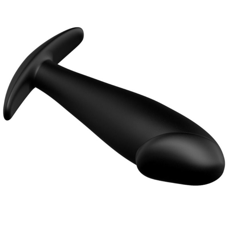 PRETTY LOVE - SILICONE ANAL PLUG PENIS FORM AND 12 VIBRATION MODES BLACK PRETTY LOVE BOTTOM - 8