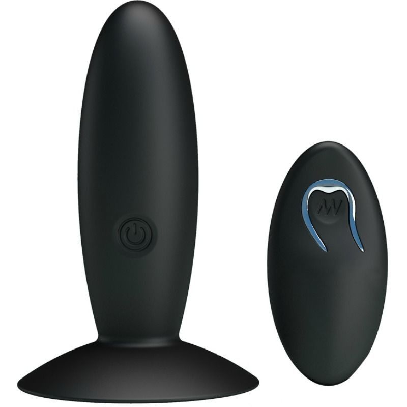PRETTY LOVE - RECHARGEABLE ANAL PLUG WITH VIBRATION AND CONTROL PRETTY LOVE BOTTOM - 1