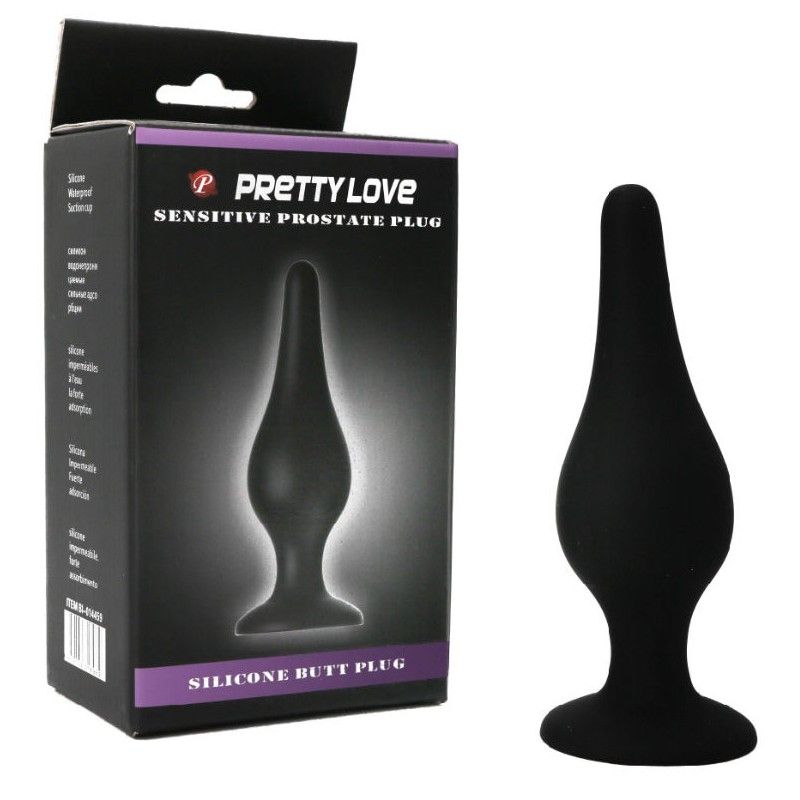 PRETTY LOVE - ERGONOMIC SILICONE PLUG 14 CM PRETTY LOVE BOTTOM - 2