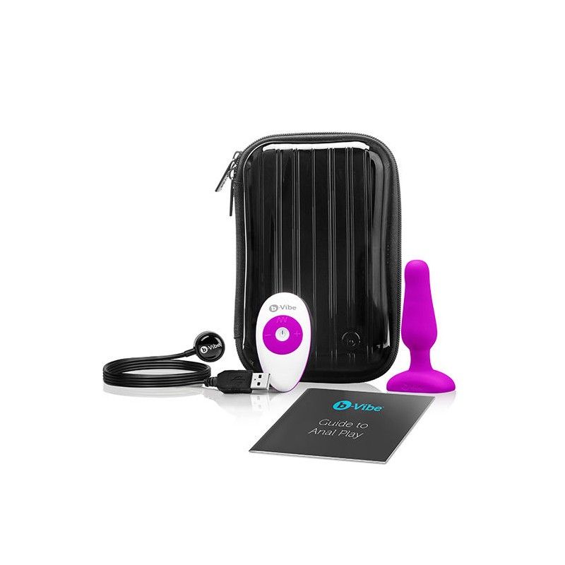 B-VIBE - NOVICE REMOTE CONTROL ANAL PLUG FUCHSIA B-VIBE - 3