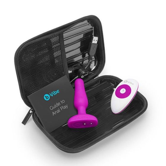 B-VIBE - NOVICE REMOTE CONTROL ANAL PLUG FUCHSIA B-VIBE - 4