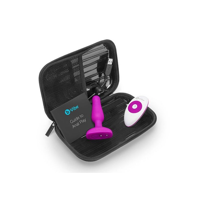 B-VIBE - NOVICE REMOTE CONTROL ANAL PLUG FUCHSIA B-VIBE - 4