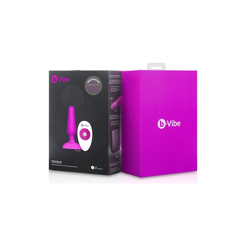 B-VIBE - NOVICE REMOTE CONTROL ANAL PLUG FUCHSIA B-VIBE - 5