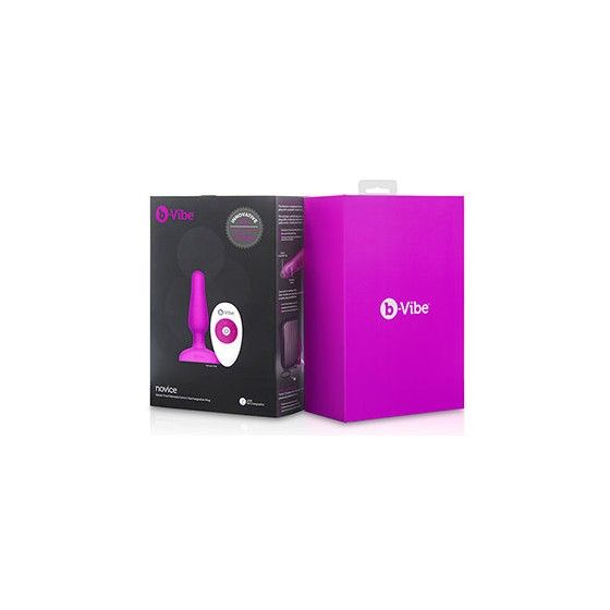 B-VIBE - NOVICE REMOTE CONTROL ANAL PLUG FUCHSIA B-VIBE - 11