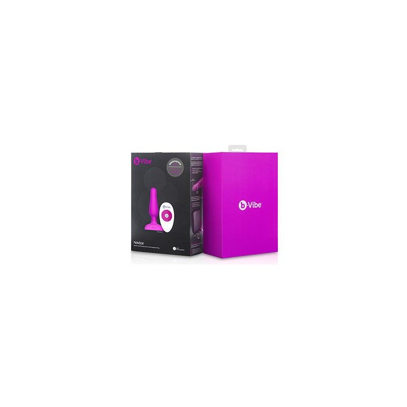 B-VIBE - NOVICE REMOTE CONTROL ANAL PLUG FUCHSIA B-VIBE - 11