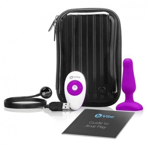 B-VIBE - NOVICE REMOTE CONTROL ANAL PLUG FUCHSIA B-VIBE - 12