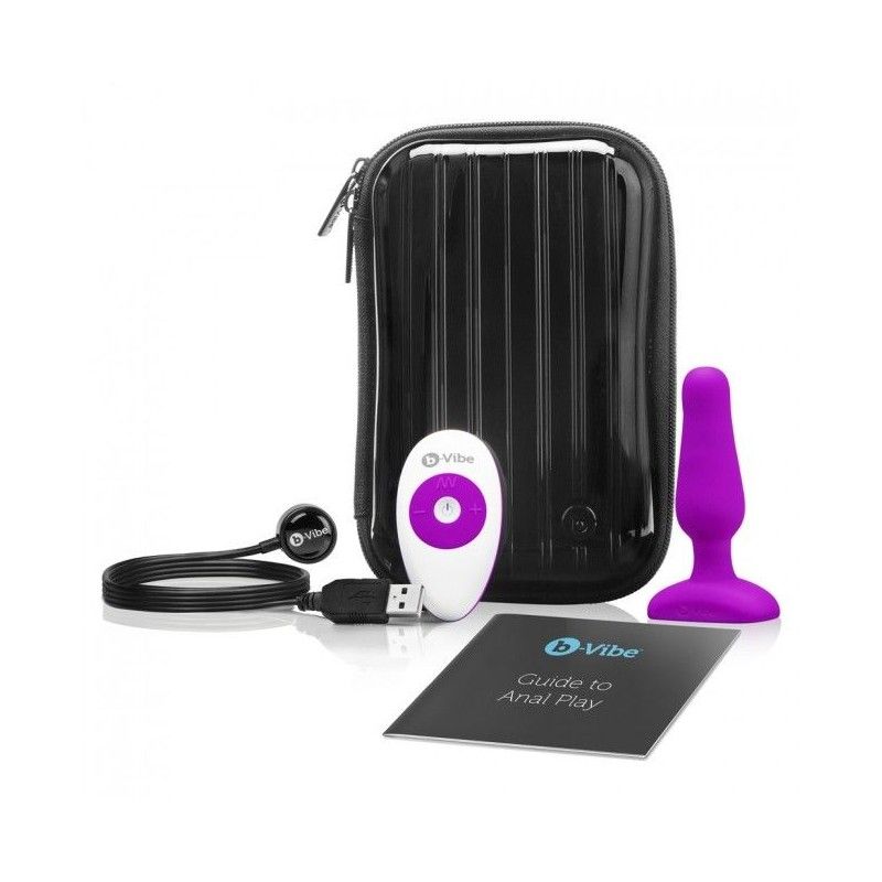 B-VIBE - NOVICE REMOTE CONTROL ANAL PLUG FUCHSIA B-VIBE - 12