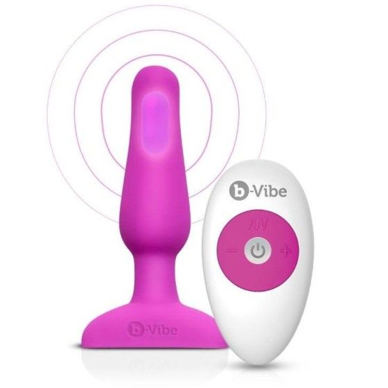 B-VIBE - NOVICE REMOTE CONTROL ANAL PLUG FUCHSIA B-VIBE - 13