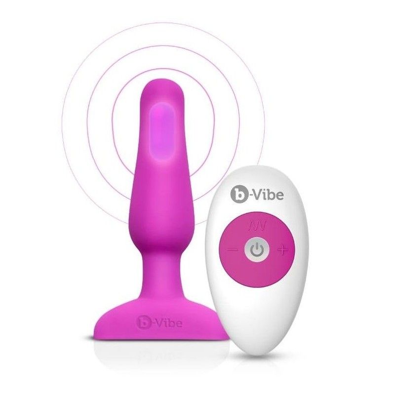 B-VIBE - NOVICE REMOTE CONTROL ANAL PLUG FUCHSIA B-VIBE - 13