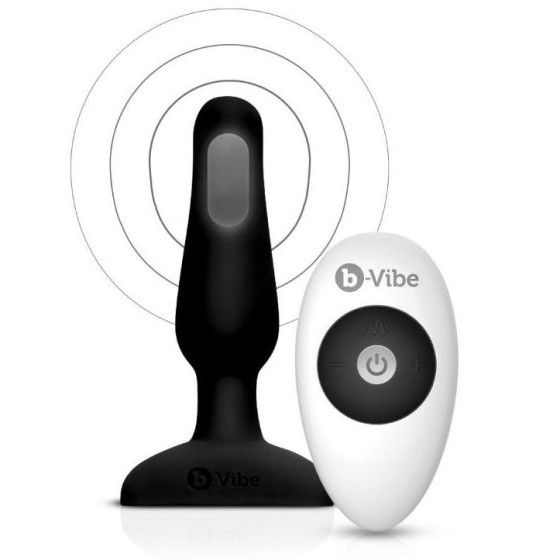 B-VIBE - NOVICE REMOTE CONTROL ANAL PLUG BLACK B-VIBE - 7