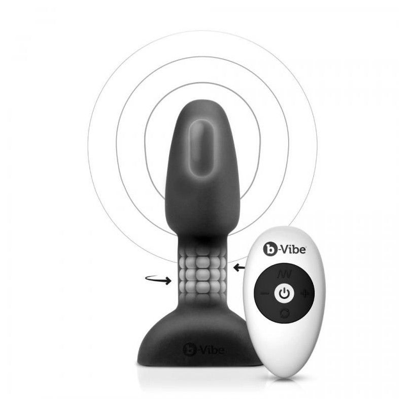 B-VIBE - RIMMING REMOTE CONTROL ANAL PLUG PETITE BLACK B-VIBE - 9