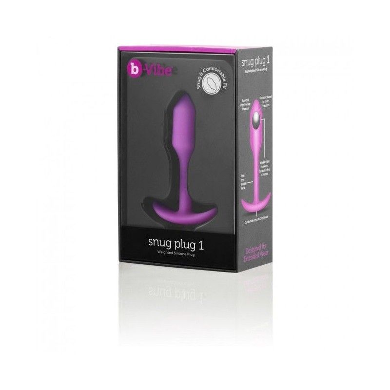 B-VIBE - SNUG PLUG 1 PINK B-VIBE - 2