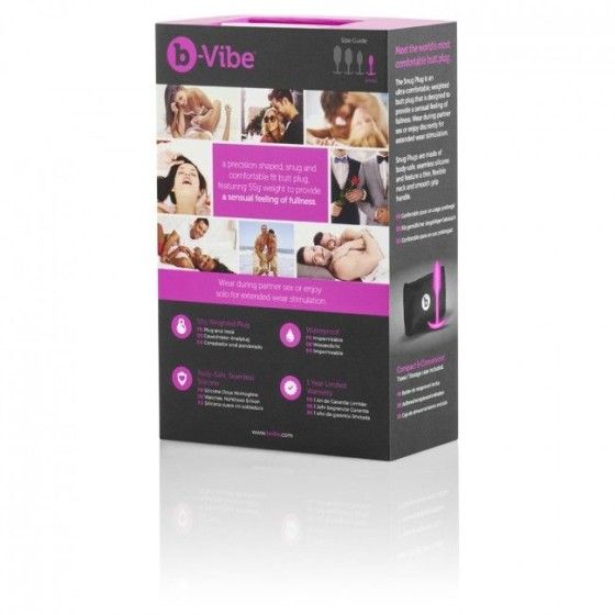 B-VIBE - SNUG PLUG 1 PINK B-VIBE - 4