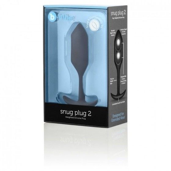 B-VIBE - SNUG ANAL PLUG 2 BLACK B-VIBE - 4