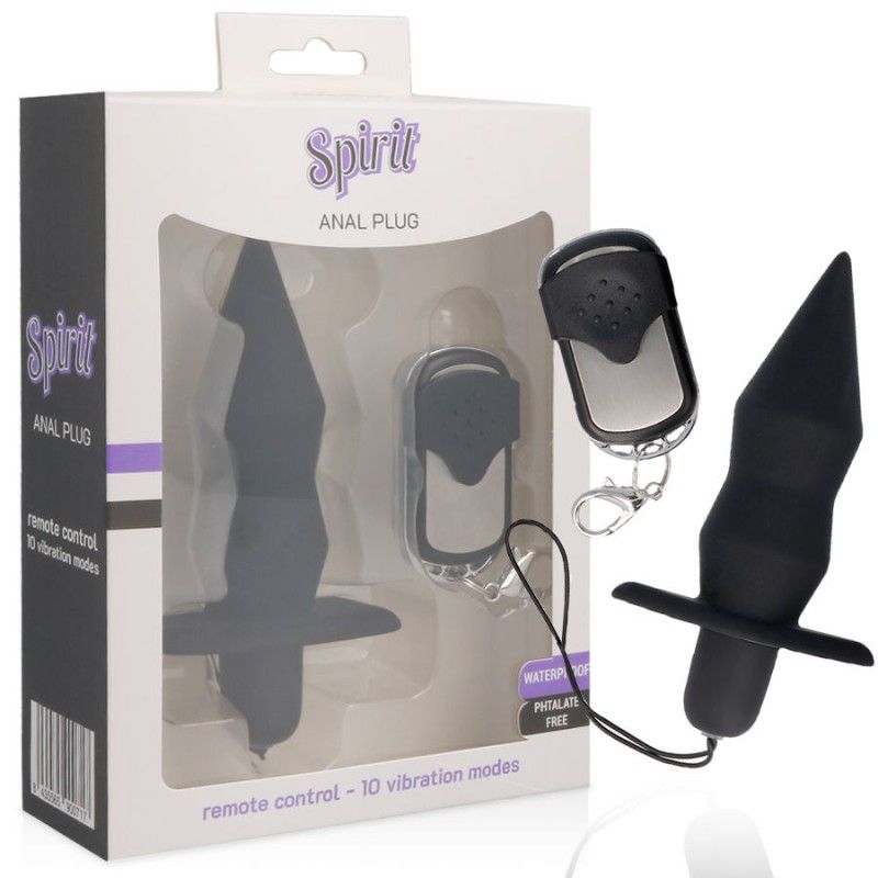 SPIRIT - ANAL PLUG REMOTE CONTROL BLACK SPIRIT - 2