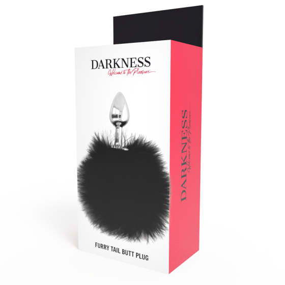 DARKNESS - EXTRA ANAL BUTTPLUG WITH TAIL BLACK 7 CM DARKNESS ANAL - 4