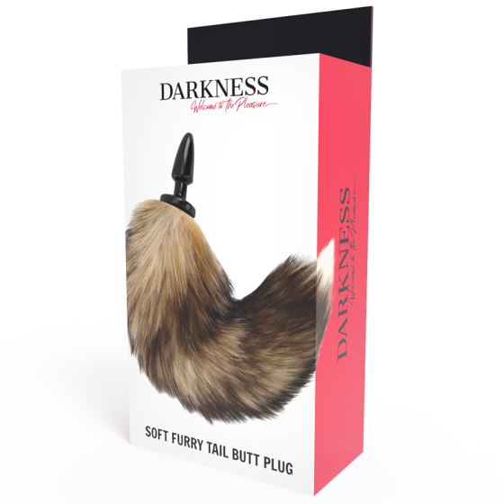 DARKNESS - NATURAL TAIL WITH SILICONE ANAL PLUG 10 CM DARKNESS ANAL - 4