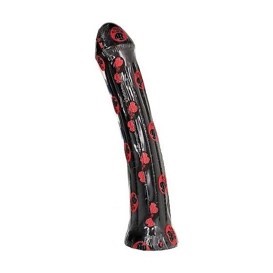 ALL BLACK - PLUG DILDO 31 CM ALL BLACK - 3