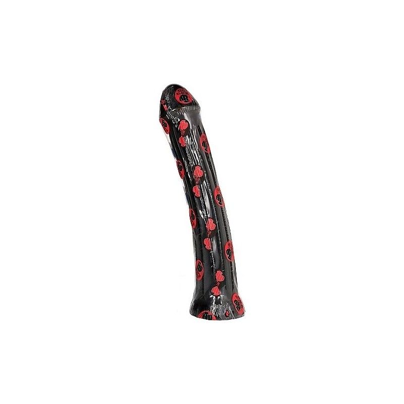 ALL BLACK - PLUG DILDO 31 CM ALL BLACK - 3