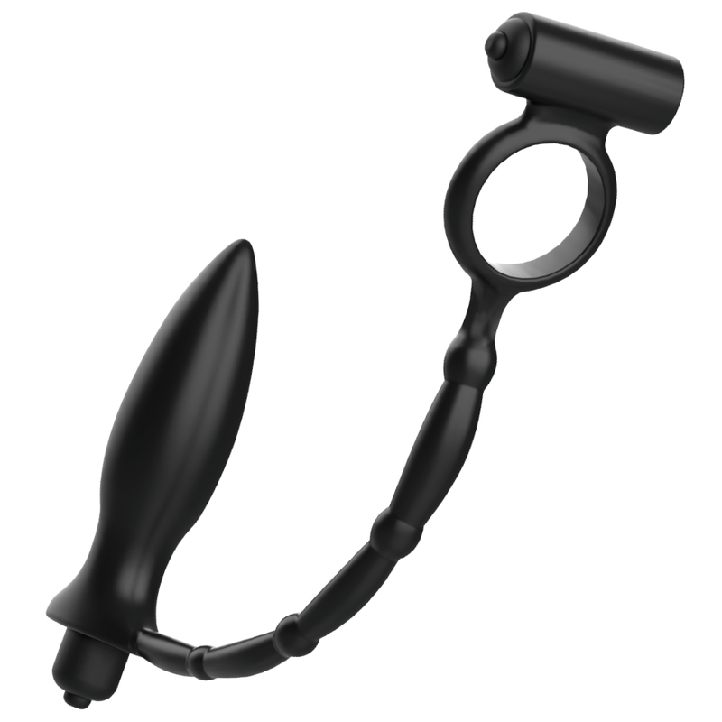 ADDICTED TOYS - ANAL PLUG WITH VIBRATORY RING ADDICTED TOYS - 2