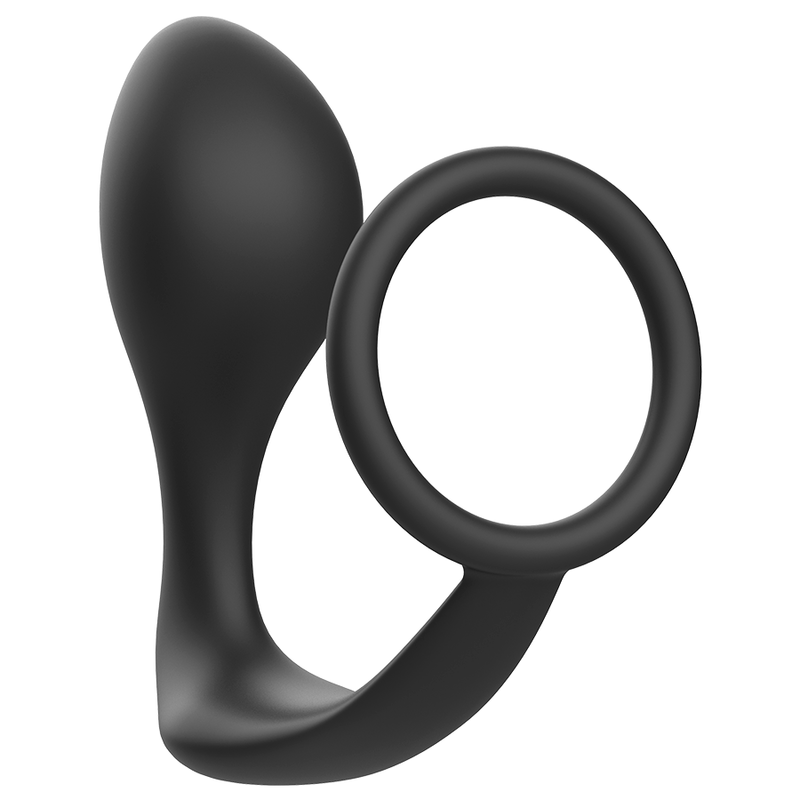 ADDICTED TOYS - ANAL PLUG WITH BLACK SILICONE RING ADDICTED TOYS - 3