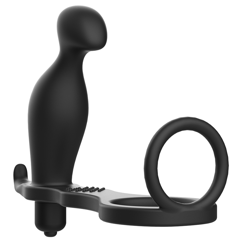 ADDICTED TOYS - ANAL PLUG WITH BLACK SILICONE RING 12 CM ADDICTED TOYS - 2