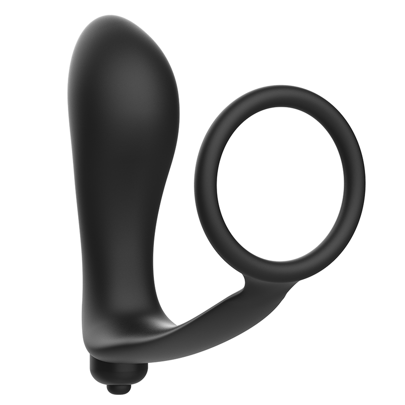 ADDICTED TOYS - VIBRATORY ANAL PLUG WITH PENIS RING ADDICTED TOYS - 2