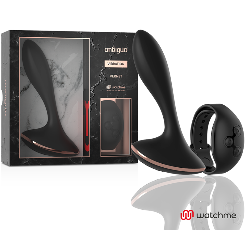 ANBIGUO - WATCHME REMOTE CONTROL VIBRATOR ANAL PLUG VERNET ANBIGUO - 2