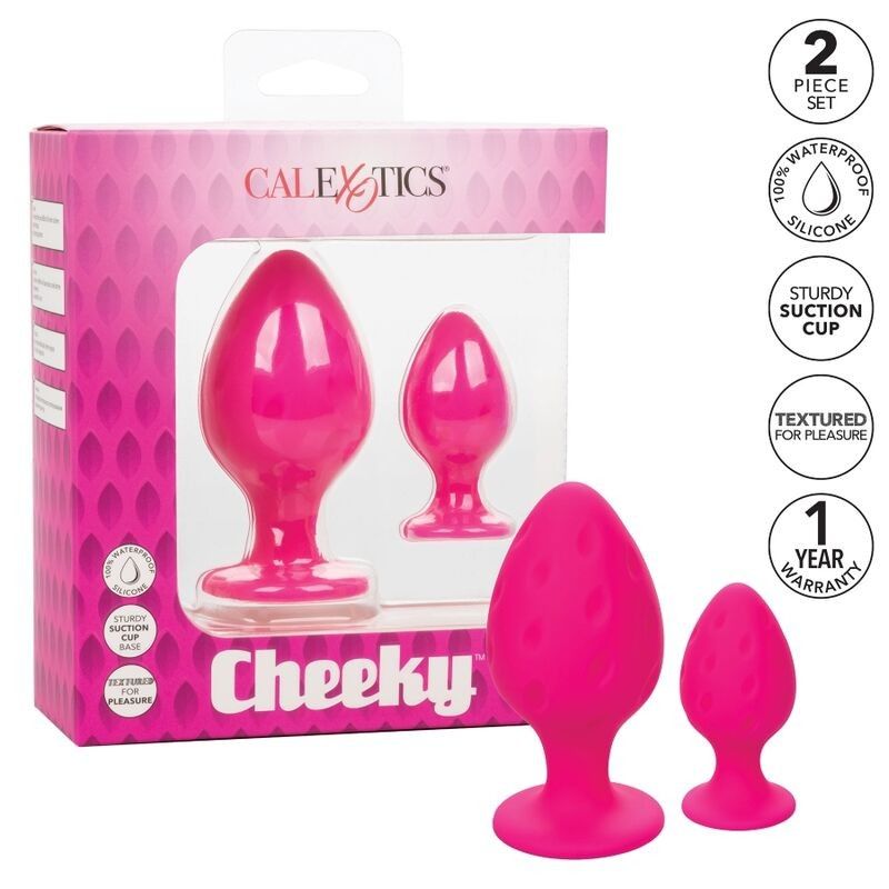 CALIFORNIA EXOTICS - CHEEKY BUTTPLUG PINK CALIFORNIA EXOTICS - 1