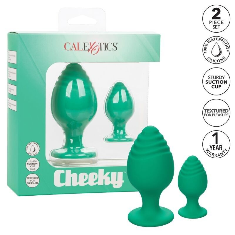 CALIFORNIA EXOTICS - CHEEKY BUTTPLUG GREEN CALIFORNIA EXOTICS - 1