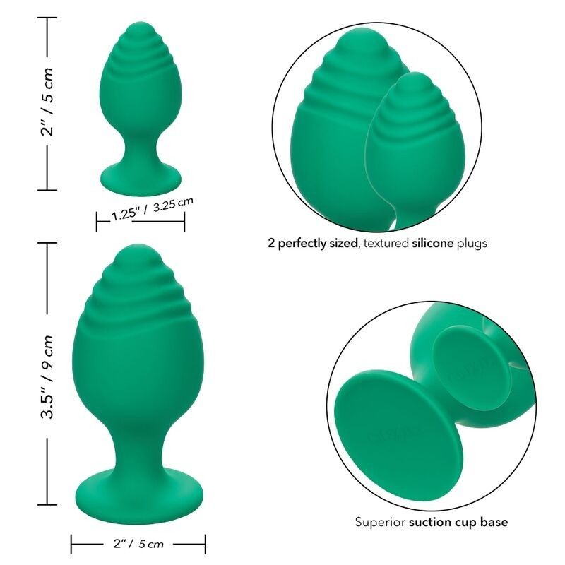 CALIFORNIA EXOTICS - CHEEKY BUTTPLUG GREEN CALIFORNIA EXOTICS - 9