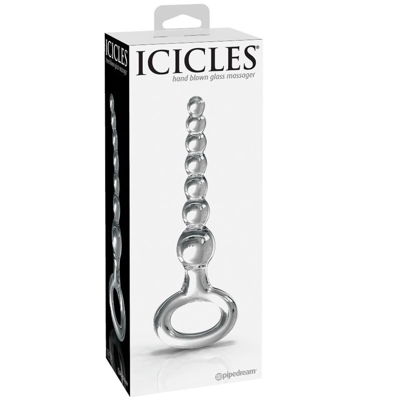 ICICLES - N. 67 GLASS ANAL PLUG ICICLES - 2