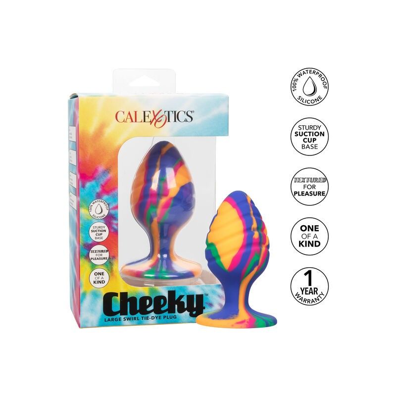 CALIFORNIA EXOTICS - CHEEKY LARGUE SWIRL PLUG ANAL CALIFORNIA EXOTICS - 3