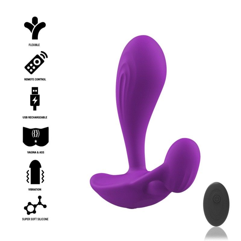 INTENSE - SHELLY PLUG ANAL REMOTE CONTROL PURPLE INTENSE ANAL TOYS - 1