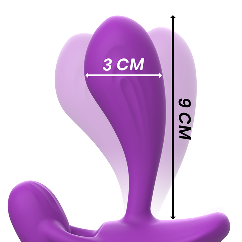 INTENSE - SHELLY PLUG ANAL REMOTE CONTROL PURPLE INTENSE ANAL TOYS - 5