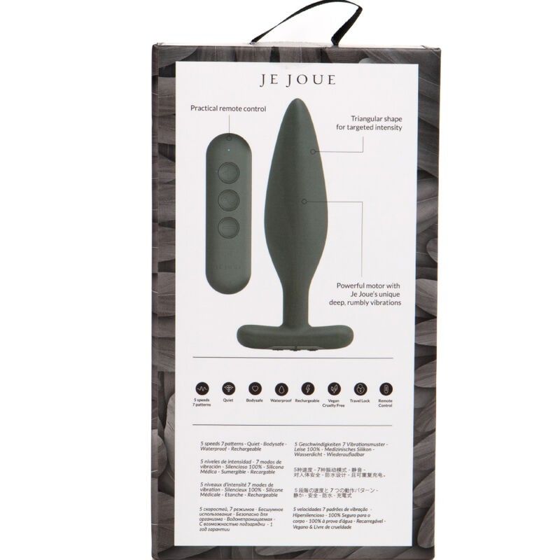 JE JOUE - EGON PLUG ANAL VIBRATOR BLACK JE JOUE - 5