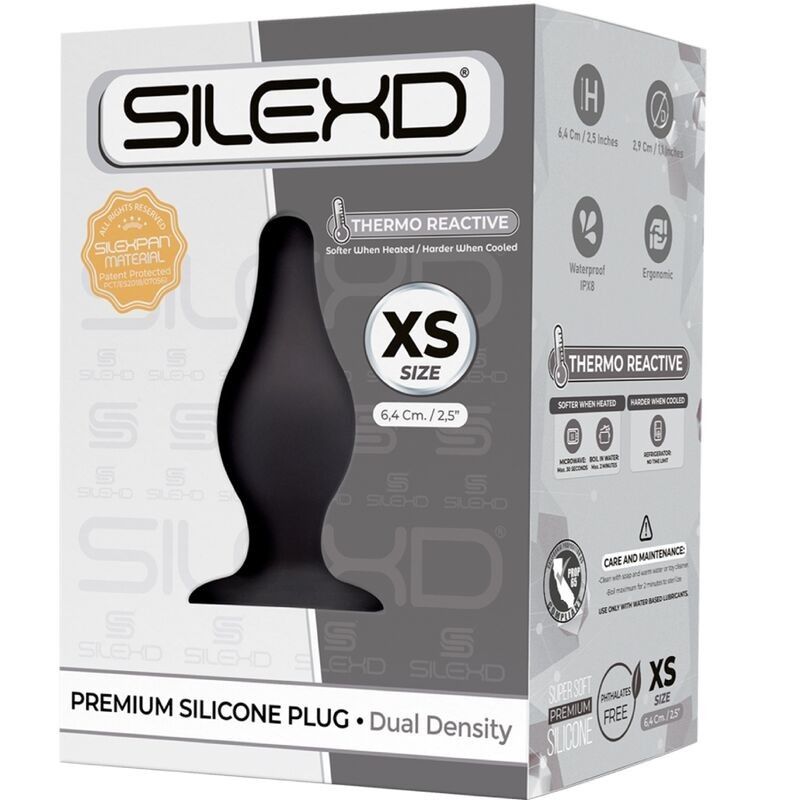 SILEXD - MODEL 2 ANAL PLUG PREMIUM SILEXPAN SILICONE PREMIUM THERMOREACTIVE SIZE XS SILEXD - 2