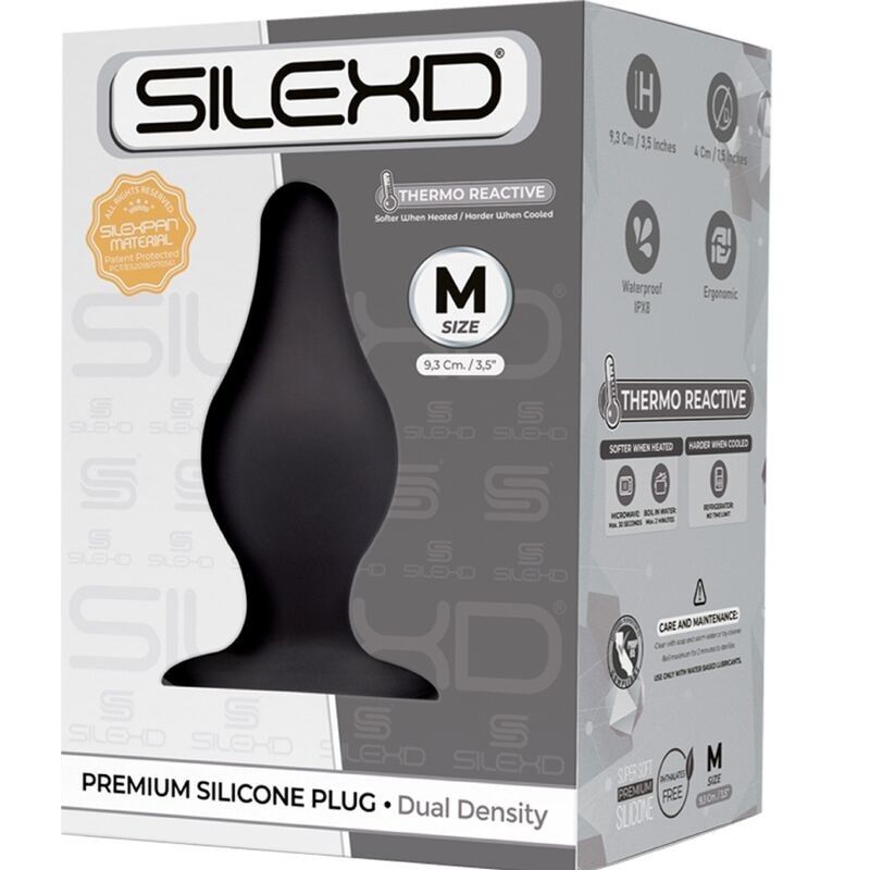 SILEXD - MODEL 2 ANAL PLUG PREMIUM SILEXPAN SILICONE PREMIUM THERMOREACTIVE SIZE M SILEXD - 2