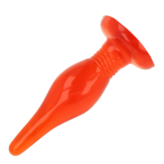 BAILE - RED SOFT TOUCH ANAL PLUG 14.2 CM BAILE ANAL - 3
