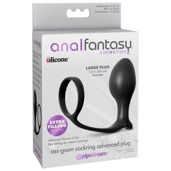 ANAL FANTASY - COLLECTION ASS-GASM ADVANCED RING WITH ANAL PLUG ANAL FANTASY SERIES - 5