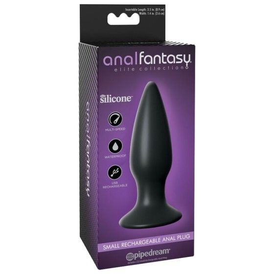 ANAL FANTASY ELITE COLLECTION - SMALL RECHARGEABLE ANAL PLUG ANAL FANTASY ELITE COLLECTION - 3