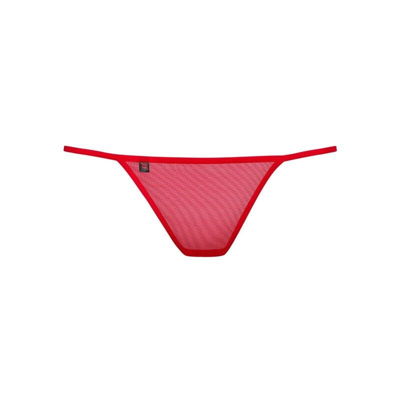 OBSESSIVE - LUIZA THONG RED S/M OBSESSIVE PANTIES & THONG - 4