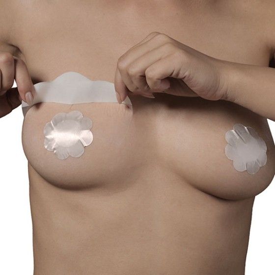 BYE-BRA - BREASTS ENHANCER + NIPPLE COVERS SILK CUP F/H BYE BRA - TAPES - 5