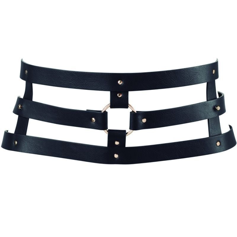 BIJOUX - INDISCRETS MAZE BELT WITH STRAP BLACK BIJOUX MAZE - 1