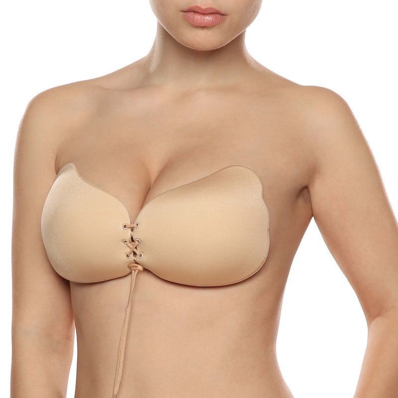 BYE-BRA - LACE-IT ENHANCEMENT PUSH-UP BEIGE CUP B BYE BRA - BRAS - 3